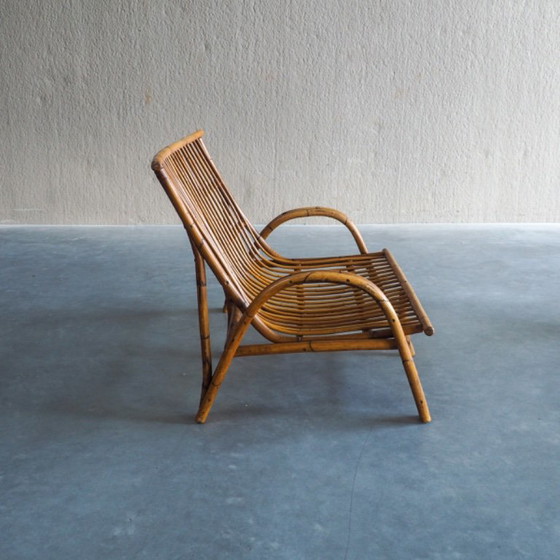Mid-Century Rattan & Bamboo Two-Seater Lounge Sofa – 2 seaters (photo 7 of 18)
