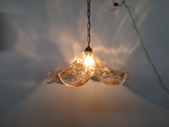 Image 1 of Kroonluchter van Murano-glas uit de jaren 70.