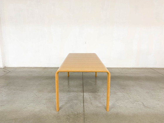 Image 1 of Bamboo Dining Set Table and Chairs by Henrik Tjaerby for Artek Studio, Set of 5