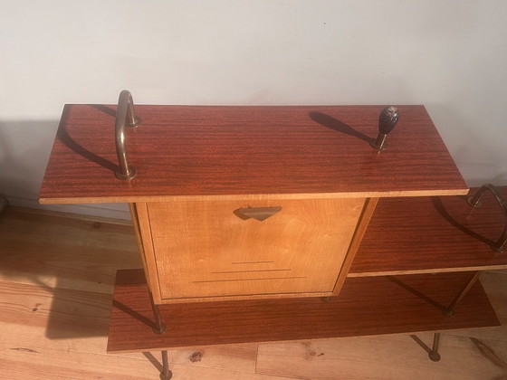 Image 1 of Mobile bar/scaffale in stile Mid-Century Modern anni Cinquanta