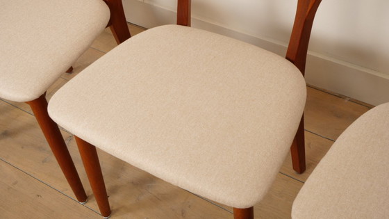 Image 1 of 6 x eetkamerstoel | Koefoeds Hornslets | Niels Koefoed | Model Peter | Teak