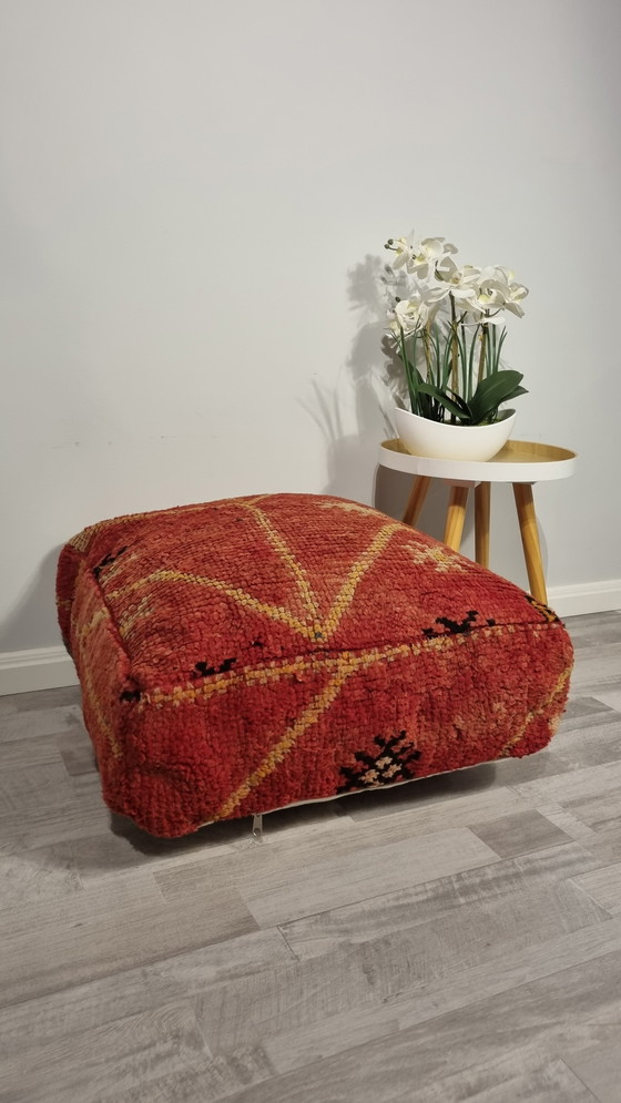 Image 1 of Vintage Berber Pouf