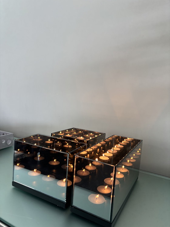 Image 1 of Dies ist ein Infinity Light Cube Wachsinelichthouders