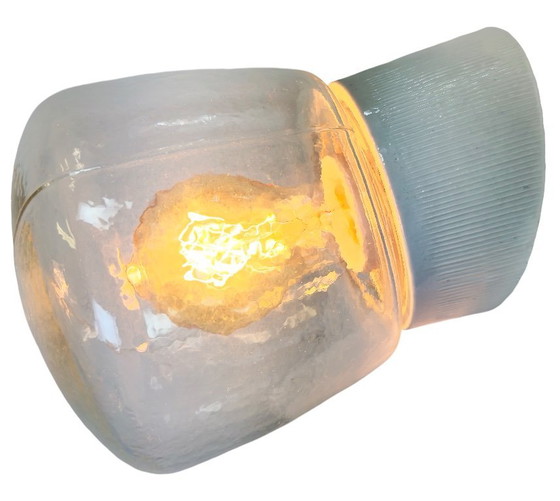 Image 1 of Applique murale vintage en porcelaine blanche, années 1970