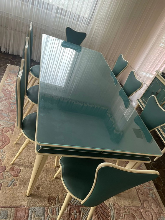 Image 1 of Set da pranzo italiano completo di metà secolo di Umberto Mascagni - anni '50-'60