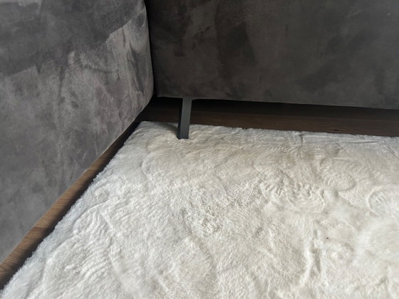 Grijze hoekbank van textiel, Hoekbanken, Modern (foto 4 van 5)