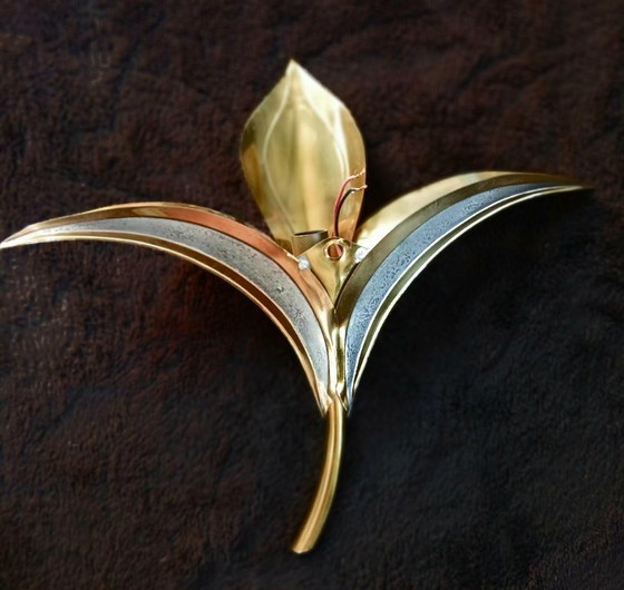 Image 1 of 2 APPLIQUE DA PARETE ANTICHE DI JACQUES DUVAL BRASSEUR O HENRI FERNANDEZ