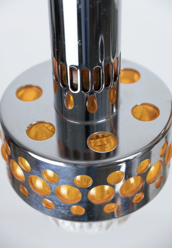 Suspension Massive Cascade années 1970 – Glass, Metal (photo 3 of 7)