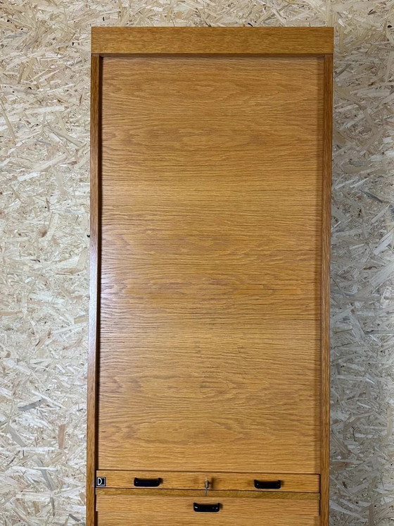 Image 1 of 50s 60s roller shutter cabinet Office cabinet Filing cabinet Mid - Century Dobergo