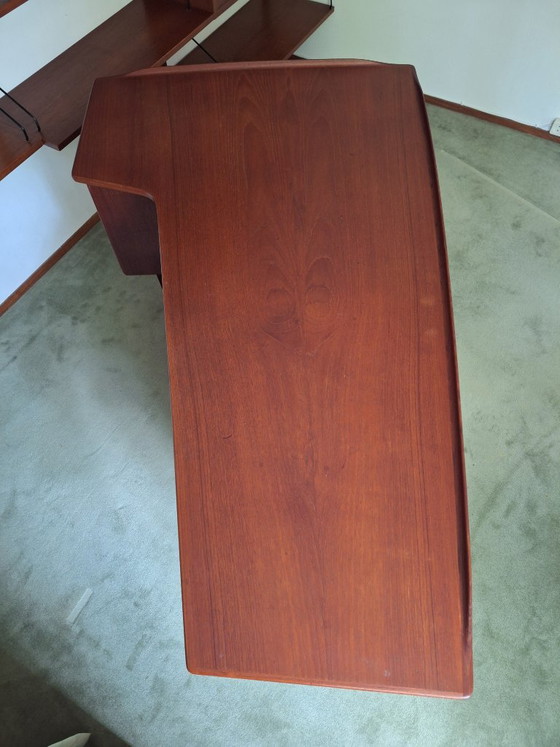 Boomerang desk by Peter Løvig Nielsen, 1960s – Wood (photo 7 of 25)