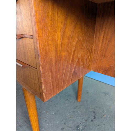 Scrivania vintage autoportante in teak, Danimarca anni '60 – Scrivanie, Wood, Mid Century Modern (photo 9 of 13)