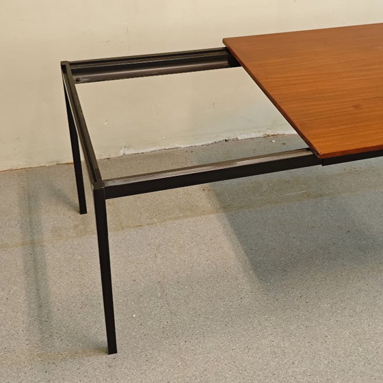 Image 1 of Vintage Gispen 3707 'Telescope' dining table