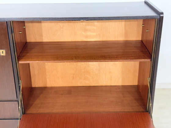 Image 1 of Secrétaire/meuble d'écriture vintage des années 1960 – Acajou