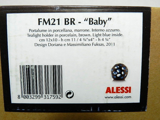 Image 1 of Alessi "BABY" Waxinelicht houder. Nieuw in doos. Zeldzaam!