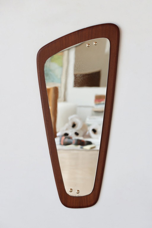 Teak mirror - Scandinave 28.03.25.04