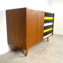 Sideboard U458 by Jiří Jiroutek with Colored Drawers