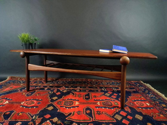 Vintage Midcentury Retro Design Salontafel – Wood (photo 3 of 5)