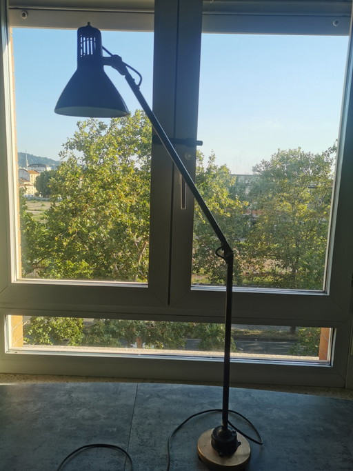 Vintage Rimsa Mec Pantograph Lamp - 1960s – tafellampen, Metal, Brass