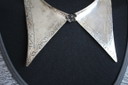 Antieke halsketting, handgemaakt zilver? Niet gekeurd, maar wel gesigneerd.