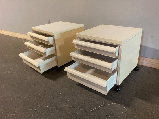 Image 1 of 2x Cómoda/mesita de noche Kartell 4602 Simon Fussel