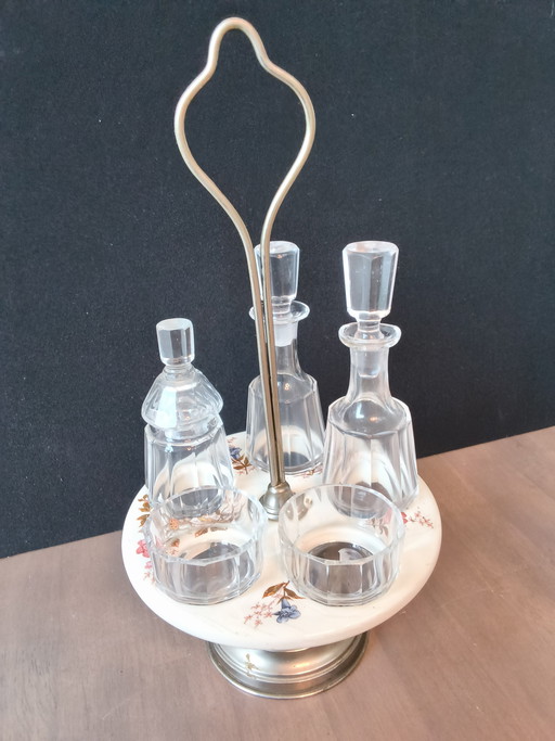 Vintage oil and vinegar set