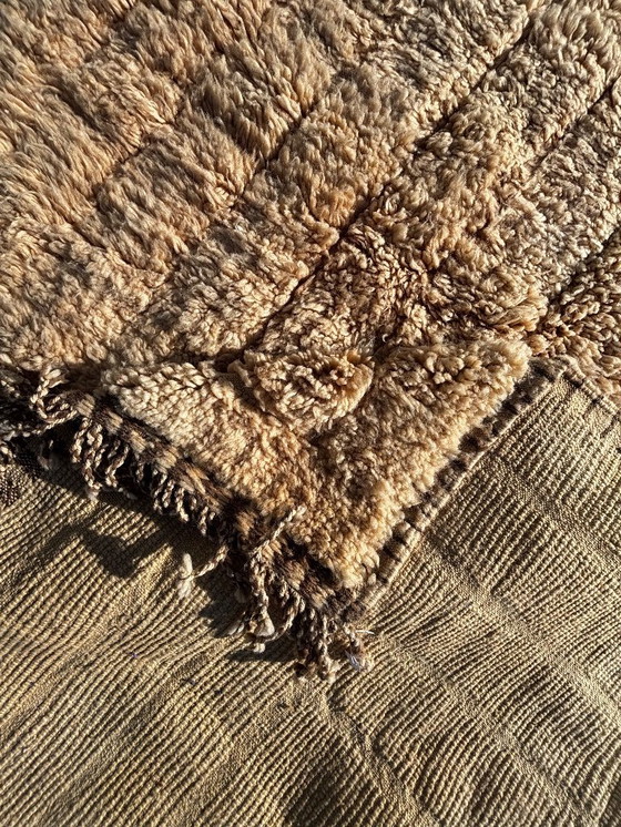 Image 1 of Tappeto marocchino moderno Mrirt 200x300 cm – Design con texture in lana color crema