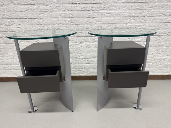 Image 1 of 2x Casprini Klee bijzettafel van Kuin & Kuin uit de jaren 90.