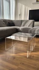 Set Vintage Plexiglas Waterfall Bijzettafeltjes