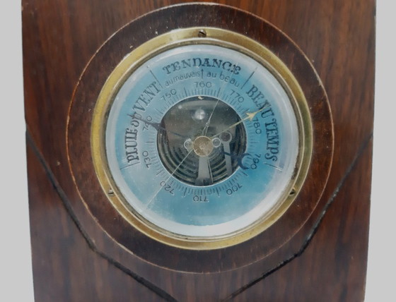 Image 1 of Vintage wandbarometer - thermometer