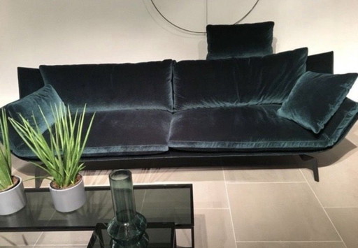 Bielefelder Werkstätten Sofa Loft, 2,60m, Groen Velours