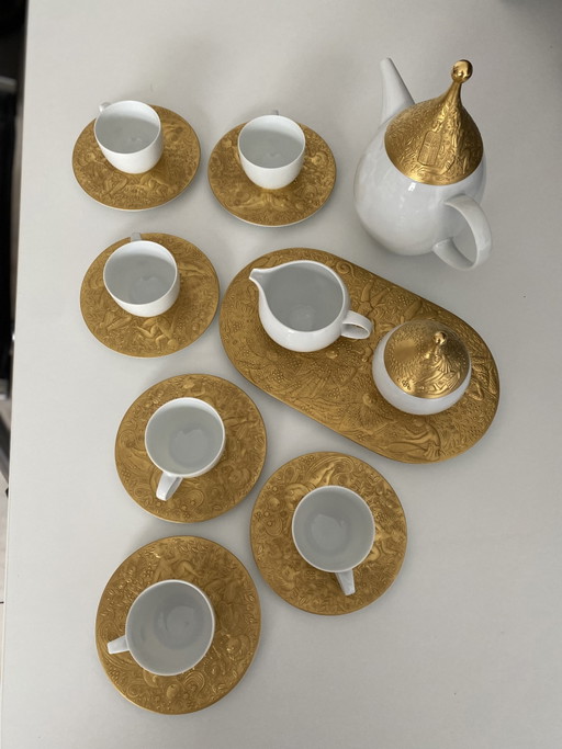 Rosenthal Studio Line Zauberflöte 8-teiliges Espresso-Kaffee-Set