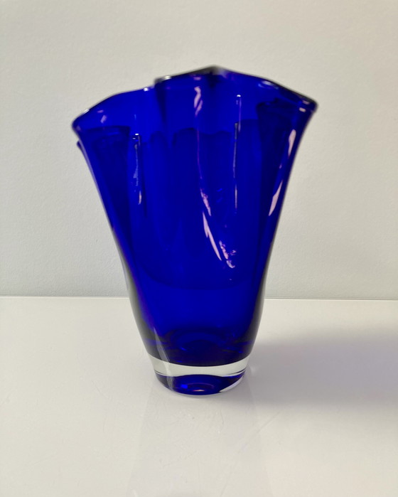 Image 1 of Kobaltblauwe servetvaas