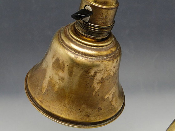 20th Century Art Nouveau Bedside Table Lamp, 1890s – Brass (photo 8 of 12)