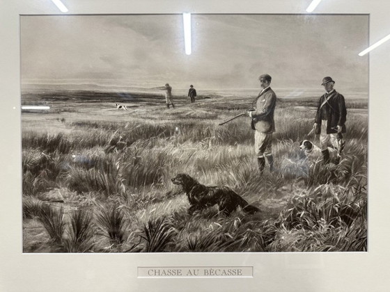 Stampe artistiche "Chasse au becasse" – Vetro, Carta (photo 2 of 5)