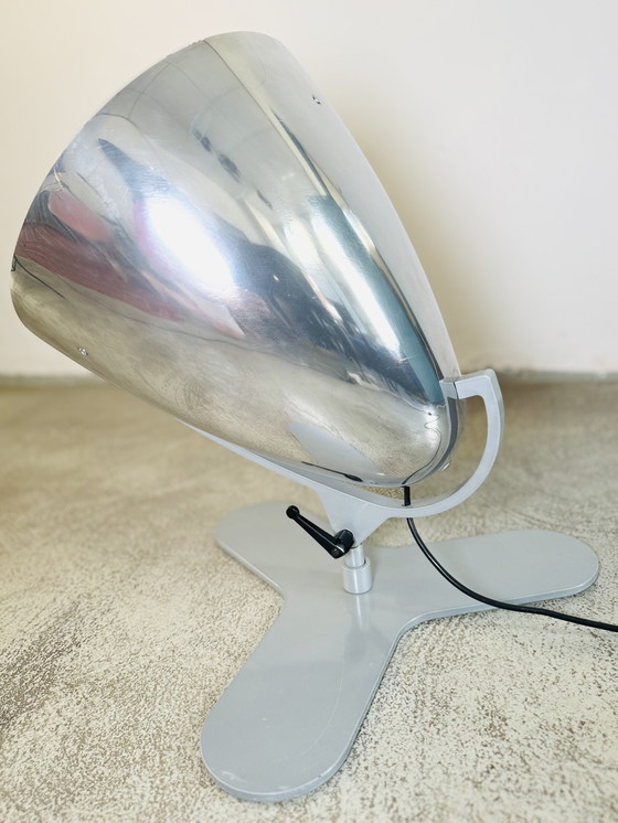 Image 1 of LAMPADA DA PAVIMENTO FARO 'BASE 2' DI HANNES WETTSTEIN PER PALLUCCO, ITALIA, anni '80