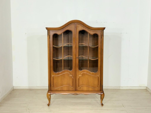 Elegante barokke vitrinekast / Chippendale vitrinekast / displaykast