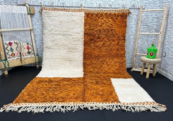 Image 1 of Tapis marocain en laine naturelle 250cmx150cm