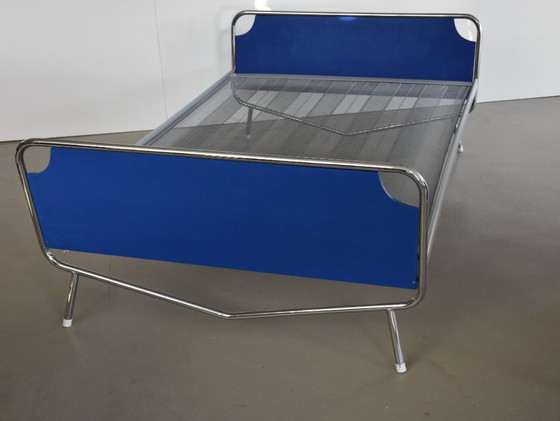 Image 1 of Mid-century modernistisch bed van Wim Rietveld voor Auping
