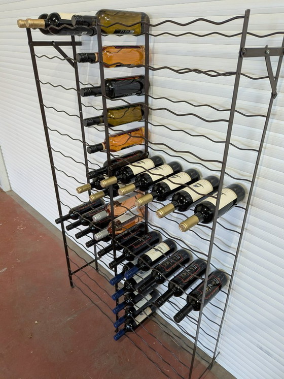 Image 1 of Casier à vin Rigidex original français 150 fl - Style industriel vintage