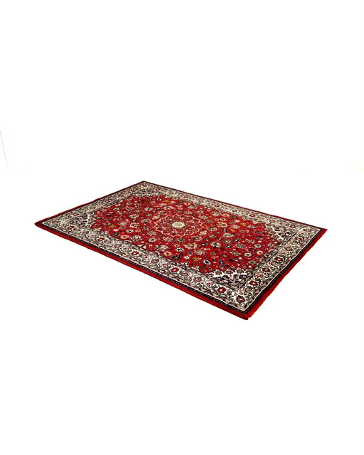 Tapis vintage en laine noué à la main, Inde ‘80