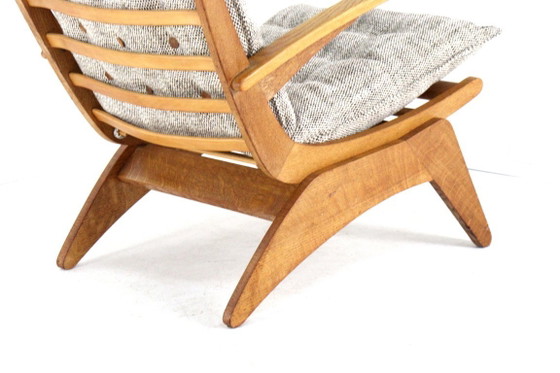 Image 1 of Jan den Drijver voor de Stijl Den Haag fauteuil vintage nieuw gestoffeerd