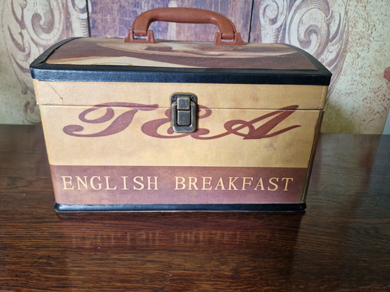 Image 1 of Vintage koffertje opbergdoos