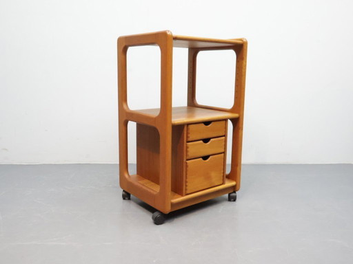 Chariot/Meubles Audio Vintage | Teck massif | Dyrlund