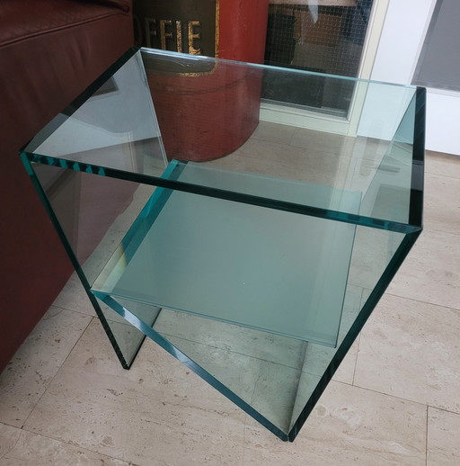 Table d'appoint en verre Tonelli Zen Bxhxd