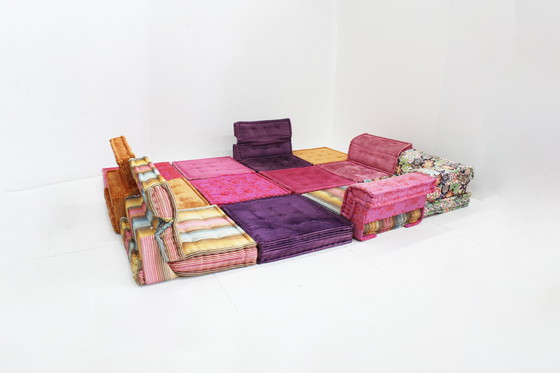 Image 1 of Roche Bobois Mah Jong Modular Sofa Missoni Stoff Hans Hopfer, Satz von 18