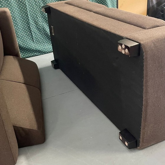 Image 1 of Bankstel bruine stof