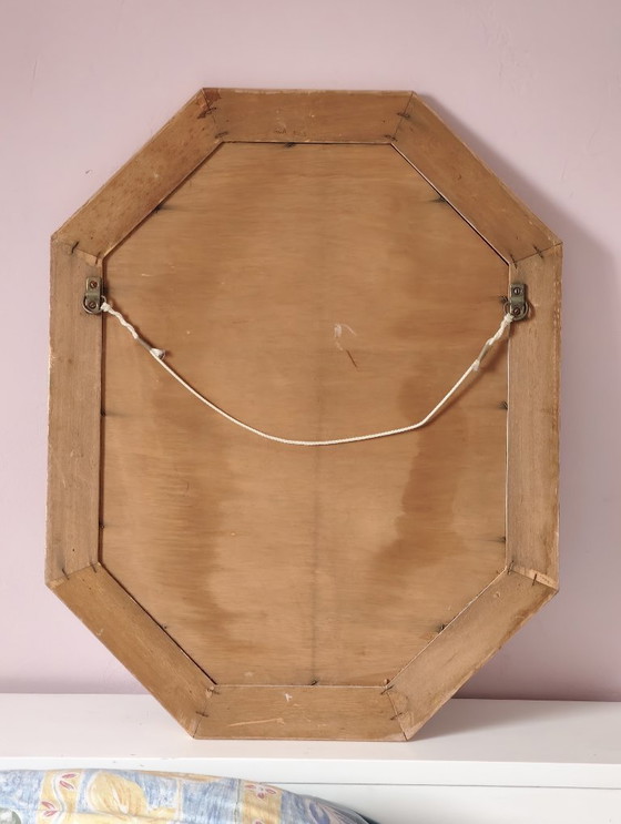 Image 1 of Antiker Spiegel mit vergoldetem Holz und Parcloses