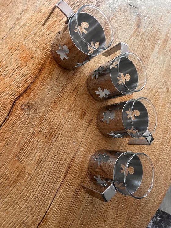 Image 1 of Alessi Girotondo “King Kong” – set of 4 designer glasses – Giovannoni & Venturini