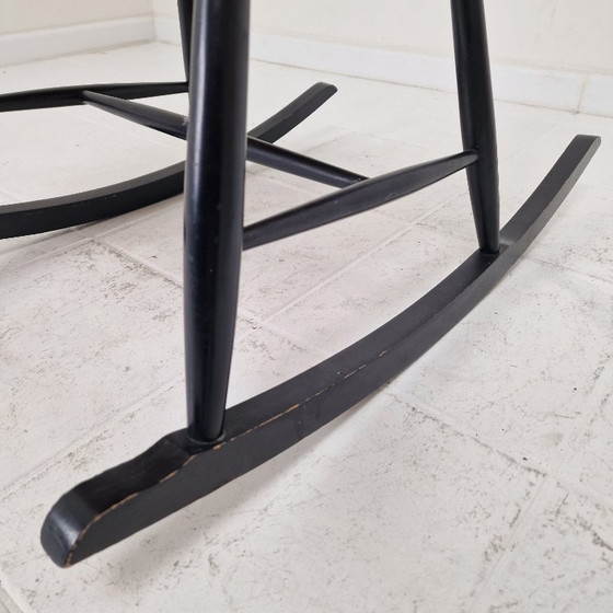 Image 1 of Sedia a dondolo disegnata da Ilmari Tapiovaara per Asko, Finlandia, anni '60