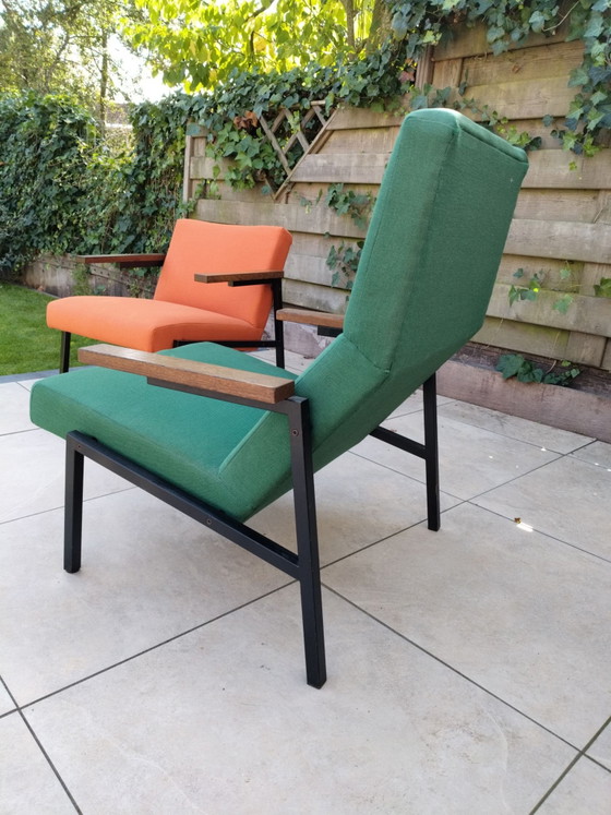 Poltrona di design anni '60 di Martin Visser - Spectrum – Poltrone, Metallo, Tessile (photo 3 of 7)